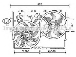 AVA QUALITY COOLING FT7588 ventiliatorius, radiatoriaus 
 Aušinimo sistema -> Radiatoriaus ventiliatorius
1364163080