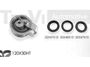 TREVI AUTOMOTIVE KD1266S paskirstymo diržo komplektas 
 Techninės priežiūros dalys -> Papildomas remontas