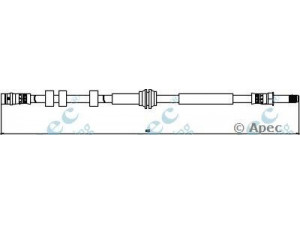 APEC braking HOS3843 stabdžių žarnelė 
 Stabdžių sistema -> Stabdžių žarnelės
8K0611775D, 8K0611775F, 8K0611775J