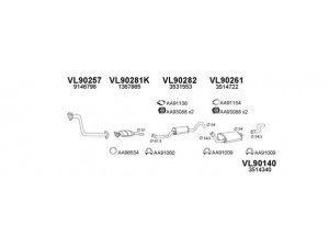 VENEPORTE 900108 išmetimo sistema