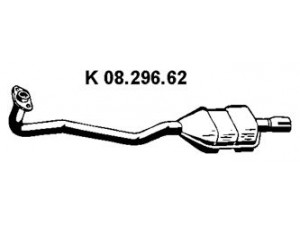 EBERSPÄCHER 08.296.62 katalizatoriaus keitiklis 
 Išmetimo sistema -> Katalizatoriaus keitiklis
58 54 208, 8 58 063