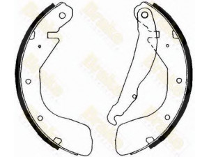 Brake ENGINEERING SH2369 stabdžių trinkelių komplektas 
 Techninės priežiūros dalys -> Papildomas remontas
1605042, 1605056, 1605812, 1605910