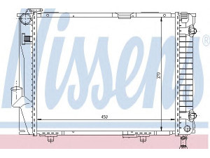 NISSENS 62711 radiatorius, variklio aušinimas 
 Aušinimo sistema -> Radiatorius/alyvos aušintuvas -> Radiatorius/dalys
124 500 14 03, 124 500 15 03, A1245001403