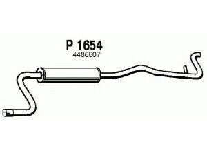 FENNO P1654 galinis duslintuvas 
 Išmetimo sistema -> Duslintuvas
4486607