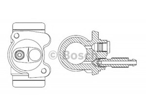 BOSCH F 026 002 362 rato stabdžių cilindras
4220643, 7165213