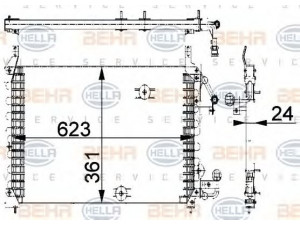 HELLA 8FC 351 318-031 kondensatorius, oro kondicionierius 
 Oro kondicionavimas -> Kondensatorius
96265216, 96120707, 96164823, D96265216