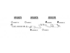 VENEPORTE 330002 išmetimo sistema 
 Išmetimo sistema -> Išmetimo sistema, visa