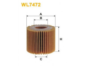 WIX FILTERS WL7472 alyvos filtras 
 Filtrai -> Alyvos filtras
04152B1010000, 04152B1010, 0415203002
