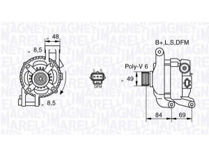 MAGNETI MARELLI 063377417010 kintamosios srovės generatorius 
 Elektros įranga -> Kint. sr. generatorius/dalys -> Kintamosios srovės generatorius
3M5T10300XC, 3M5T10300XD