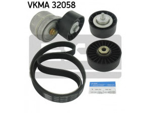 SKF VKMA 32058 V formos rumbuotas diržas, komplektas 
 Techninės priežiūros dalys -> Techninės priežiūros intervalai
46546374, 46794035, 55180011, 55190052