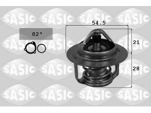 SASIC 3304013 termostatas, aušinimo skystis 
 Aušinimo sistema -> Termostatas/tarpiklis -> Thermostat
21200ED000, 21200ED00A, 212007668R