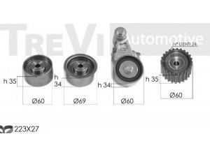 TREVI AUTOMOTIVE KD1399 paskirstymo diržo komplektas 
 Techninės priežiūros dalys -> Papildomas remontas