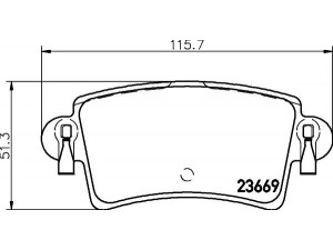 HELLA PAGID 8DB 355 009-421 stabdžių trinkelių rinkinys, diskinis stabdys 
 Techninės priežiūros dalys -> Papildomas remontas
4406000QAE, 1605982, 4403467, 9111467