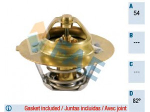 FAE 5201982 termostatas, aušinimo skystis 
 Aušinimo sistema -> Termostatas/tarpiklis -> Thermostat
95.500.723, 9150072380, 1337.47