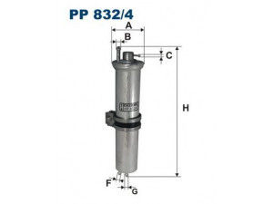 FILTRON PP832/4 kuro filtras 
 Techninės priežiūros dalys -> Papildomas remontas
13327503413, 16126750475