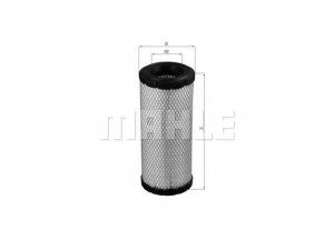KNECHT LX 1241 oro filtras 
 Filtrai -> Oro filtras
001020950, 490494, 1930587, 6000145462
