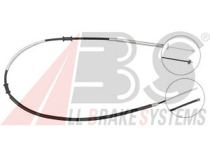 A.B.S. K18058 trosas, stovėjimo stabdys 
 Stabdžių sistema -> Valdymo svirtys/trosai
46835327