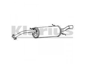 KLARIUS MA184C galinis duslintuvas 
 Išmetimo sistema -> Duslintuvas
F50840100C, FS0840100A, FS0840100C
