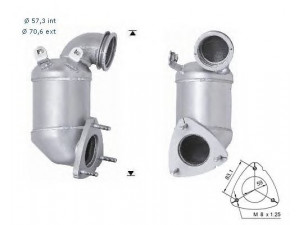 MAGNAFLOW 64302D katalizatoriaus keitiklis 
 Išmetimo sistema -> Katalizatoriaus keitiklis
51800930
