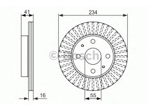 BOSCH 0 986 479 592 stabdžių diskas 
 Dviratė transporto priemonės -> Stabdžių sistema -> Stabdžių diskai / priedai
43512 B1050, 43512B1040, 43512 B1050