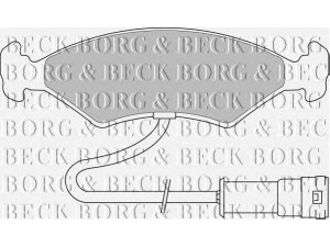 BORG & BECK BBP1104 stabdžių trinkelių rinkinys, diskinis stabdys 
 Techninės priežiūros dalys -> Papildomas remontas
1030601, 1079919, 1595524, 1613128