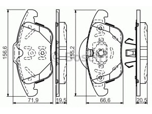 BOSCH 0 986 TB3 192 stabdžių trinkelių rinkinys, diskinis stabdys 
 Techninės priežiūros dalys -> Papildomas remontas
LR027309, LR027309