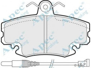 APEC braking PAD810 stabdžių trinkelių rinkinys, diskinis stabdys 
 Techninės priežiūros dalys -> Papildomas remontas
6025071042
