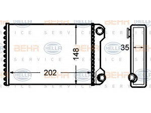 HELLA 8FH 351 308-241 šilumokaitis, salono šildymas 
 Šildymas / vėdinimas -> Šilumokaitis
46770806