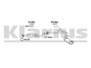 KLARIUS 180645U išmetimo sistema