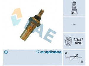 FAE 32040 siuntimo blokas, aušinimo skysčio temperatūra 
 Elektros įranga -> Jutikliai
6145143, 86 VB 10884 BA