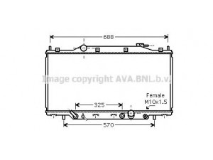 AVA QUALITY COOLING HD2182 radiatorius, variklio aušinimas
19010PNC902, 19010PNCJ52