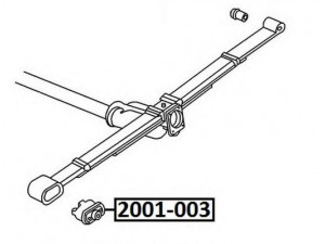 ASVA 2001-003 valdymo svirties/išilginių svirčių įvorė 
 Ašies montavimas/vairavimo mechanizmas/ratai -> Valdymo svirtis/pasukamosios svirties sujungimas -> Montavimas/sutvirtinimas
05006950AA