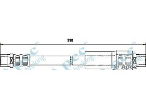 APEC braking HOS3223 stabdžių žarnelė 
 Stabdžių sistema -> Stabdžių žarnelės
893611707