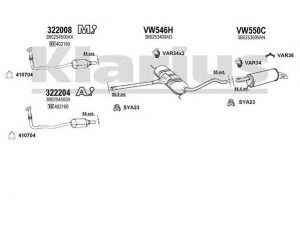 KLARIUS 930871U išmetimo sistema 
 Išmetimo sistema -> Išmetimo sistema, visa