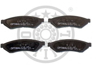 OPTIMAL 12435 stabdžių trinkelių rinkinys, diskinis stabdys 
 Techninės priežiūros dalys -> Papildomas remontas
9649 6763, 9649 6766, 9649 6763