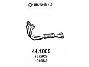 ASSO 44.1005 išleidimo kolektorius 
 Išmetimo sistema -> Išmetimo vamzdžiai
4019535, 9392929