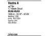 WALKER OP55109B išmetimo sistema 
 Išmetimo sistema -> Išmetimo sistema, visa