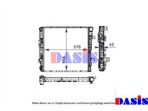 AKS DASIS 135250N radiatorius, variklio aušinimas 
 Aušinimo sistema -> Radiatorius/alyvos aušintuvas -> Radiatorius/dalys
6685000202, A6685000202