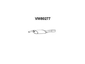 VENEPORTE VW80277 galinis duslintuvas
165253609AC