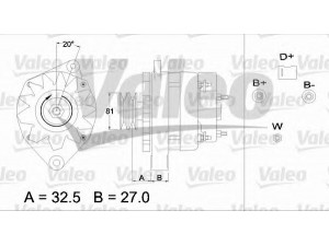VALEO 436710 kintamosios srovės generatorius