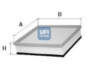 UFI 30.540.00 oro filtras 
 Filtrai -> Oro filtras
13718511668