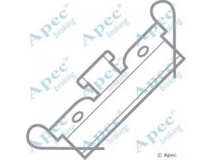 APEC braking KIT245 priedų komplektas, stabdžių trinkelė 
 Stabdžių sistema -> Būgninis stabdys -> Dalys/priedai