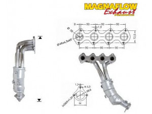 MAGNAFLOW 75030 katalizatoriaus keitiklis 
 Išmetimo sistema -> Katalizatoriaus keitiklis
2711402009