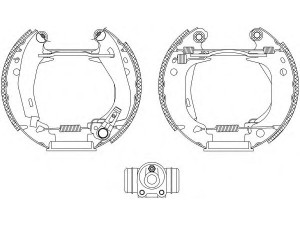 HELLA PAGID 8DB 355 003-941 stabdžių trinkelių komplektas 
 Techninės priežiūros dalys -> Papildomas remontas
424121, 4241J6, 4241J9, 424121
