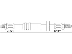 WOKING G1900.07 stabdžių žarnelė 
 Stabdžių sistema -> Stabdžių žarnelės
0060501727, 0060747830, 546730