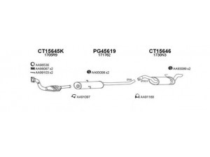 VENEPORTE 450504 išmetimo sistema 
 Išmetimo sistema -> Išmetimo sistema, visa