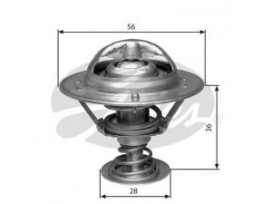 GATES TH31482G1 termostatas, aušinimo skystis 
 Aušinimo sistema -> Termostatas/tarpiklis -> Thermostat
1338.G3, 1338G3, 1305A048, MN187250