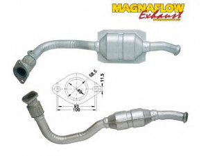 MAGNAFLOW 86352 katalizatoriaus keitiklis 
 Išmetimo sistema -> Katalizatoriaus keitiklis
7700412841