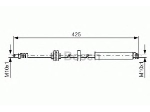 BOSCH 1 987 481 398 stabdžių žarnelė 
 Stabdžių sistema -> Stabdžių žarnelės
60698796, 60698796