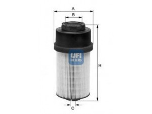 UFI 26.009.00 kuro filtras 
 Techninės priežiūros dalys -> Papildomas remontas
1397766, 1784782
